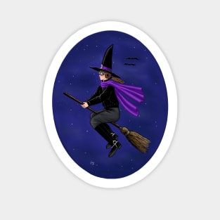 Sky Pilot Halloween Witch Sticker